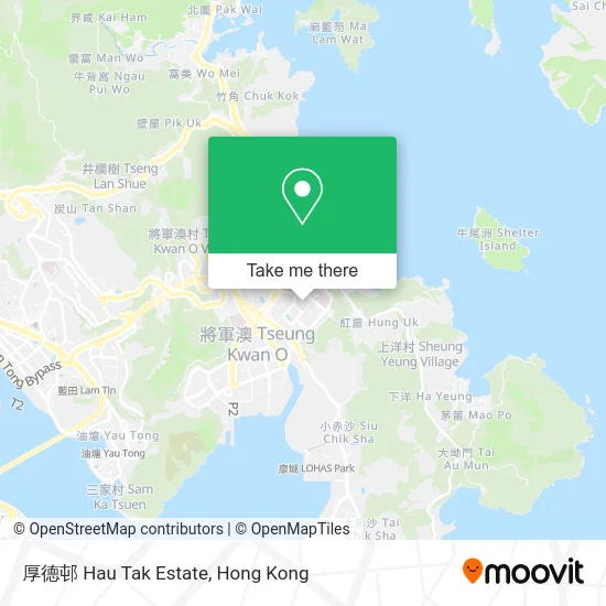 厚德邨 Hau Tak Estate map