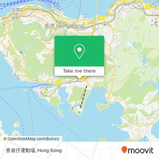 香港仔運動場 map