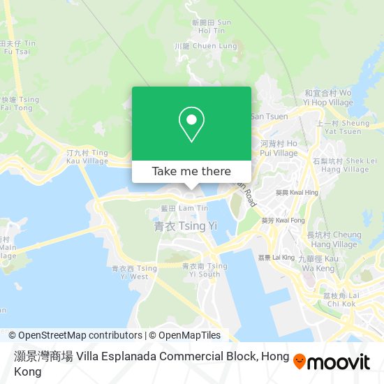 灝景灣商場 Villa Esplanada Commercial Block map