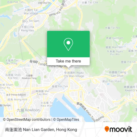 南蓮園池 Nan Lian Garden map
