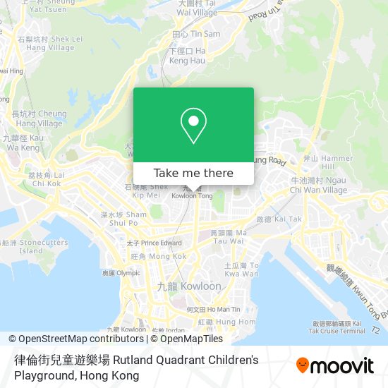 律倫街兒童遊樂場 Rutland Quadrant Children's Playground map