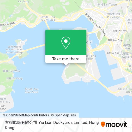 友聯船廠有限公司 Yiu Lian Dockyards Limited map