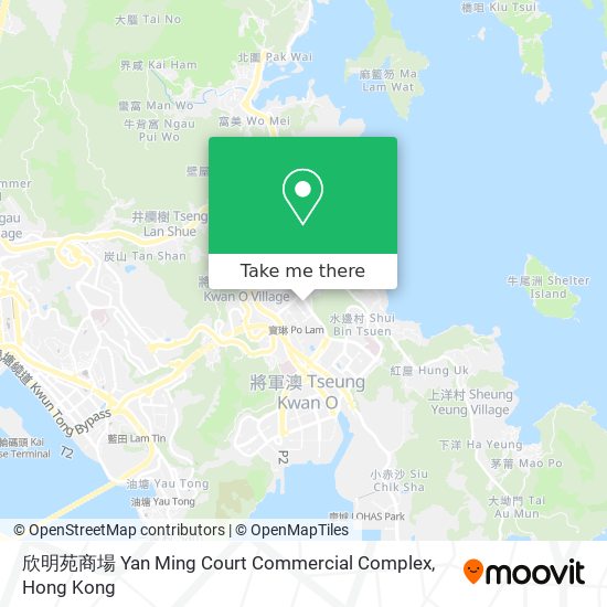 欣明苑商場 Yan Ming Court Commercial Complex地圖