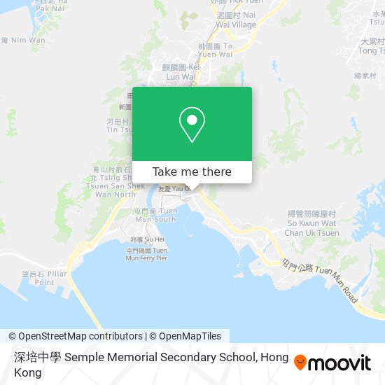 深培中學 Semple Memorial Secondary School map