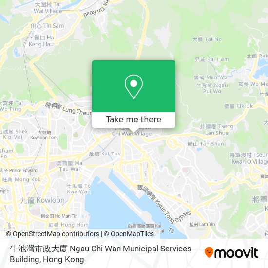 牛池灣市政大廈 Ngau Chi Wan Municipal Services Building map