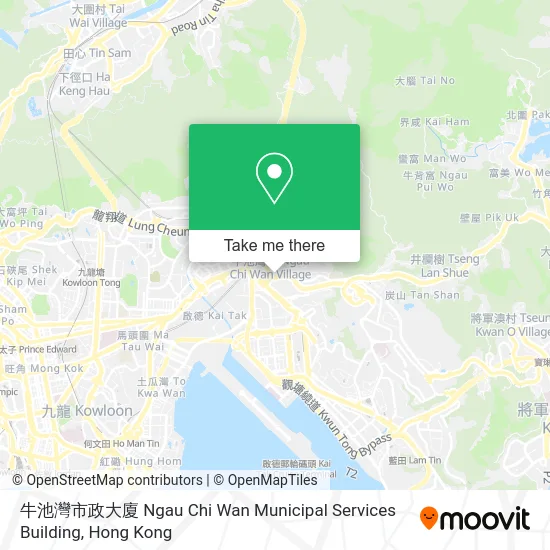 牛池灣市政大廈 Ngau Chi Wan Municipal Services Building map