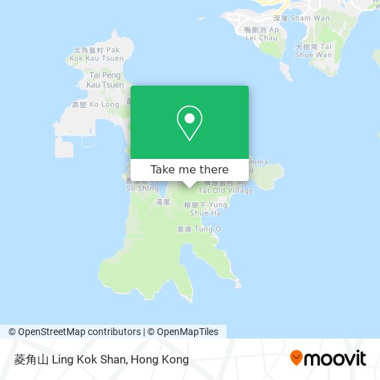 菱角山 Ling Kok Shan map