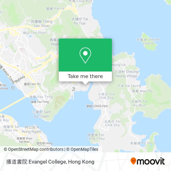 播道書院 Evangel College map