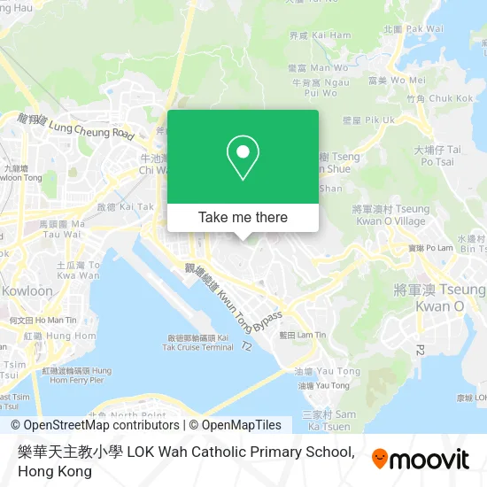 樂華天主教小學 LOK Wah Catholic Primary School地圖