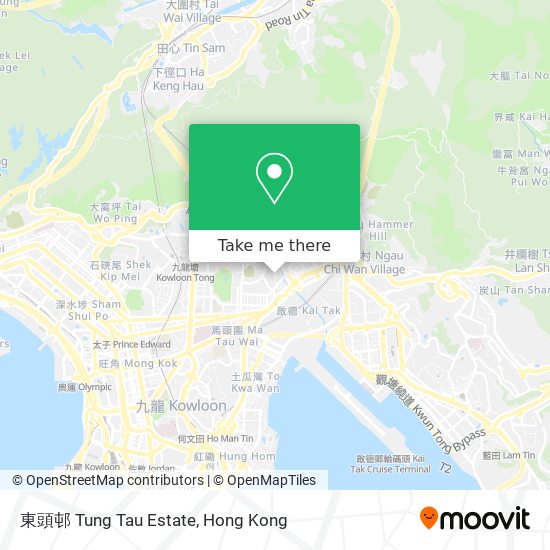 東頭邨 Tung Tau Estate map