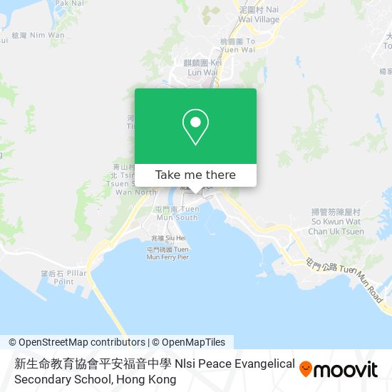 新生命教育協會平安福音中學 Nlsi Peace Evangelical Secondary School map