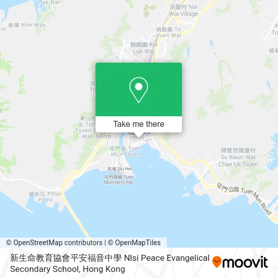 新生命教育協會平安福音中學 Nlsi Peace Evangelical Secondary School地圖