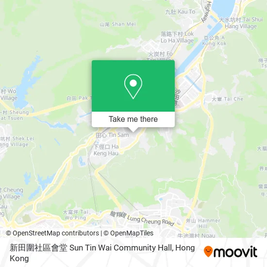 新田圍社區會堂 Sun Tin Wai Community Hall map