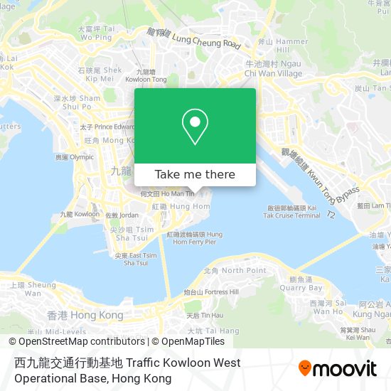 西九龍交通行動基地 Traffic Kowloon West Operational Base map
