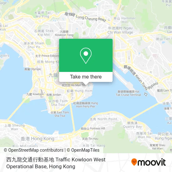 西九龍交通行動基地 Traffic Kowloon West Operational Base地圖