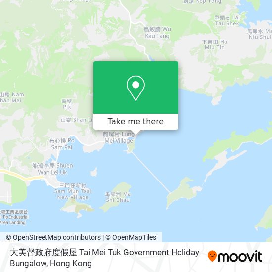 大美督政府度假屋 Tai Mei Tuk Government Holiday Bungalow map