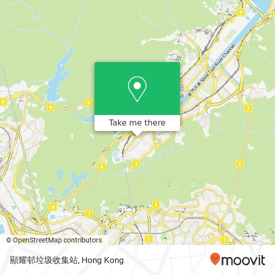 顯耀邨垃圾收集站 map
