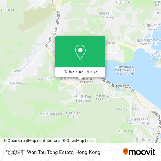 運頭塘邨 Wan Tau Tong Estate map