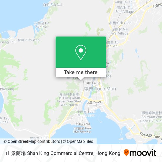 山景商場 Shan King Commercial Centre地圖