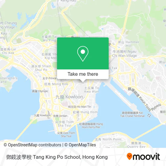 鄧鏡波學校 Tang King Po School地圖