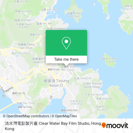 清水灣電影製片廠 Clear Water Bay Film Studio map