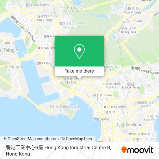 香港工業中心B座 Hong Kong Industrial Centre B map