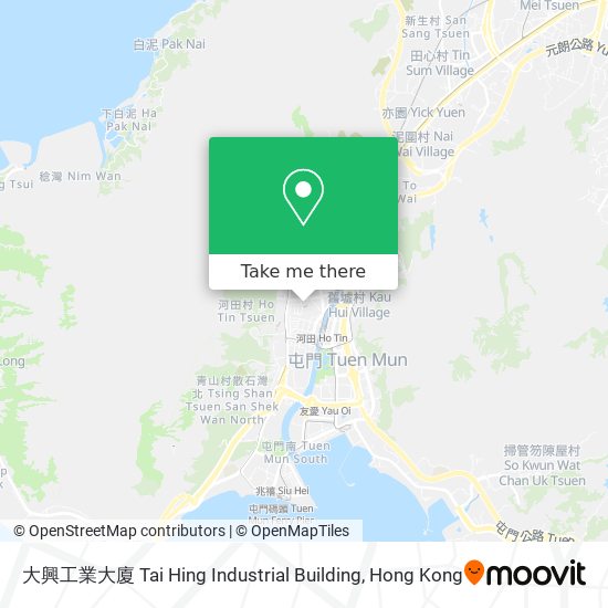 大興工業大廈 Tai Hing Industrial Building map