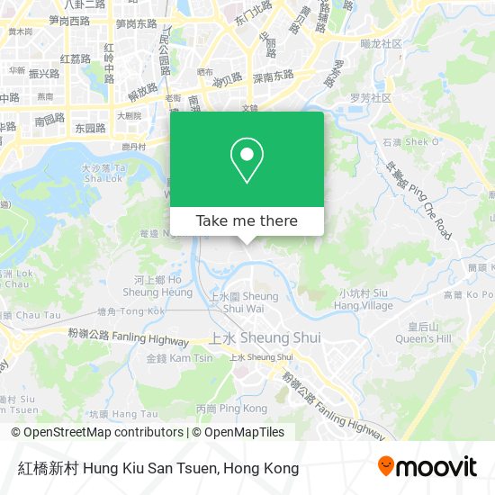 紅橋新村 Hung Kiu San Tsuen map