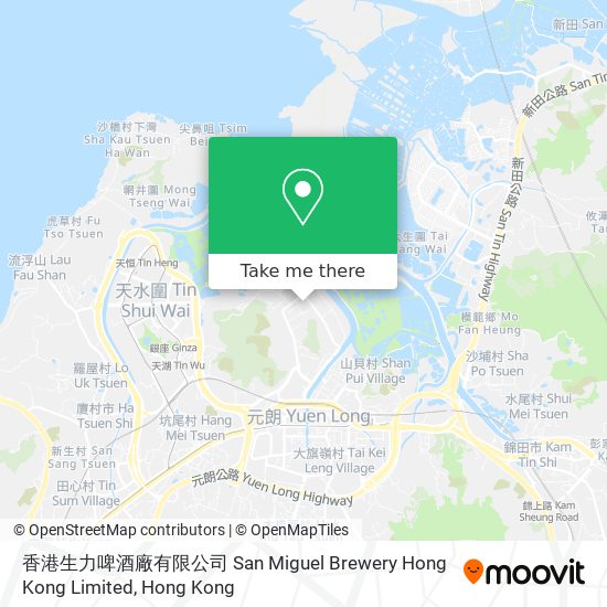 香港生力啤酒廠有限公司 San Miguel Brewery Hong Kong Limited map