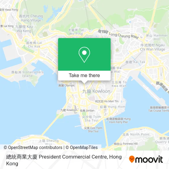 總統商業大廈 President Commercial Centre map