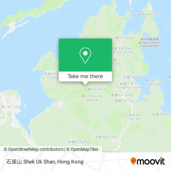 石屋山 Shek Uk Shan地圖
