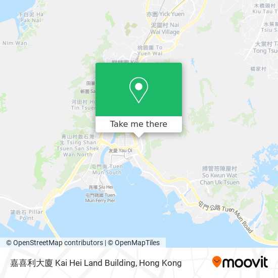 嘉喜利大廈 Kai Hei Land Building map