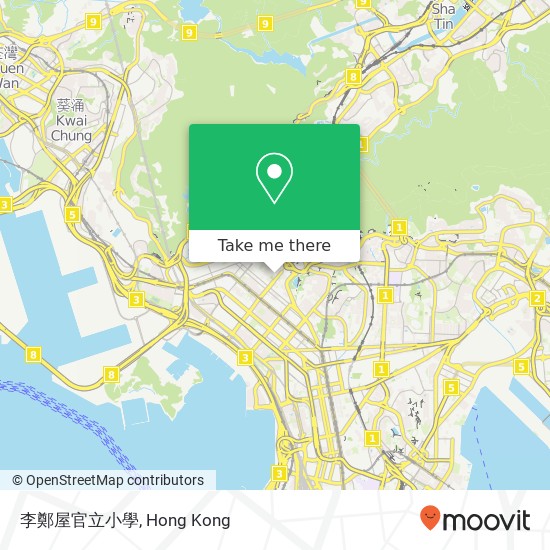李鄭屋官立小學 map