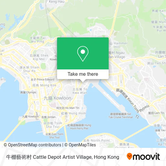 牛棚藝術村 Cattle Depot Artist Village map