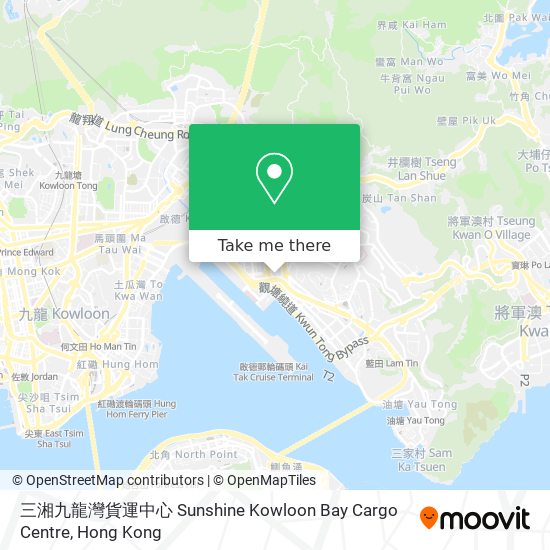 三湘九龍灣貨運中心 Sunshine Kowloon Bay Cargo Centre地圖