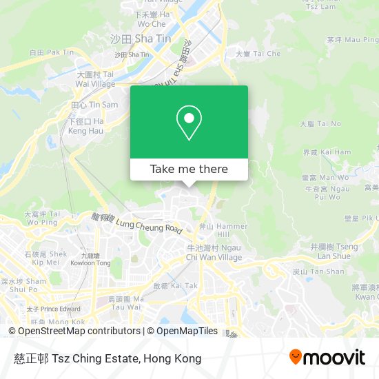 慈正邨 Tsz Ching Estate map