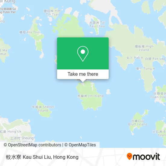 較水寮 Kau Shui Liu map