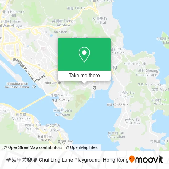 翠嶺里遊樂場 Chui Ling Lane Playground map