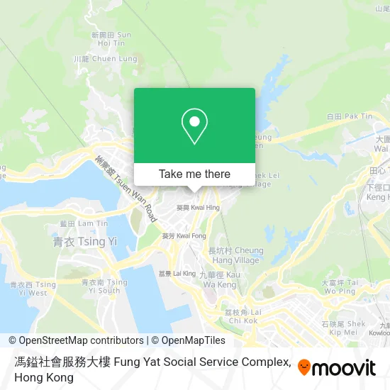 馮鎰社會服務大樓 Fung Yat Social Service Complex地圖