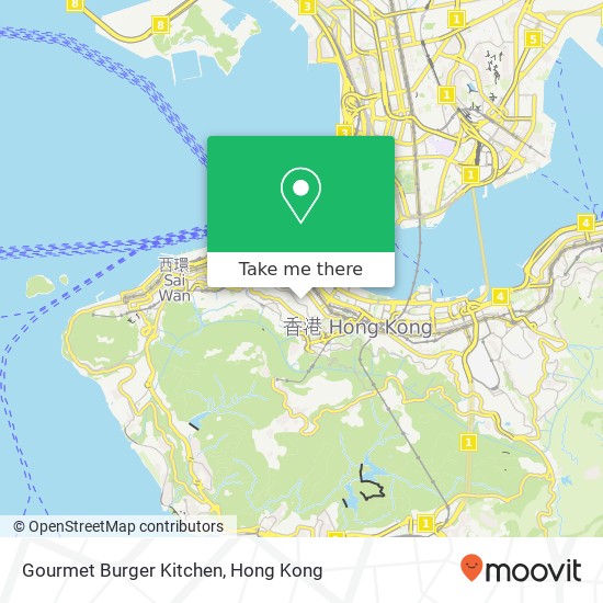 Gourmet Burger Kitchen map
