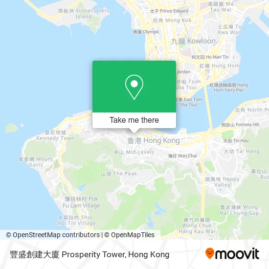 豐盛創建大廈 Prosperity Tower map