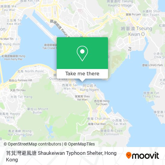 筲箕灣避風塘 Shaukeiwan Typhoon Shelter地圖