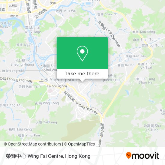 榮輝中心 Wing Fai Centre map
