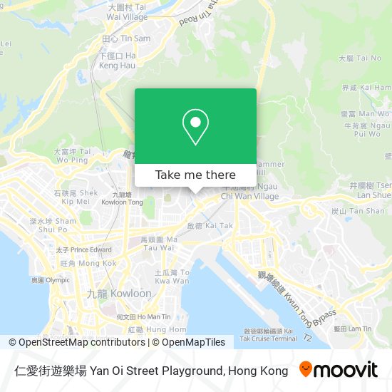 仁愛街遊樂場 Yan Oi Street Playground地圖