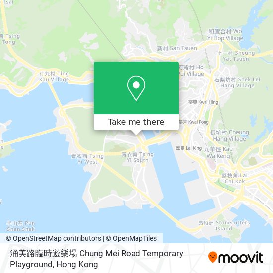 涌美路臨時遊樂場 Chung Mei Road Temporary Playground地圖