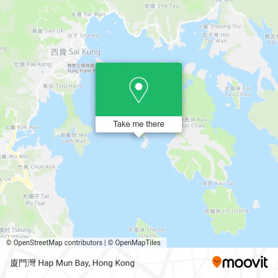 廈門灣 Hap Mun Bay map