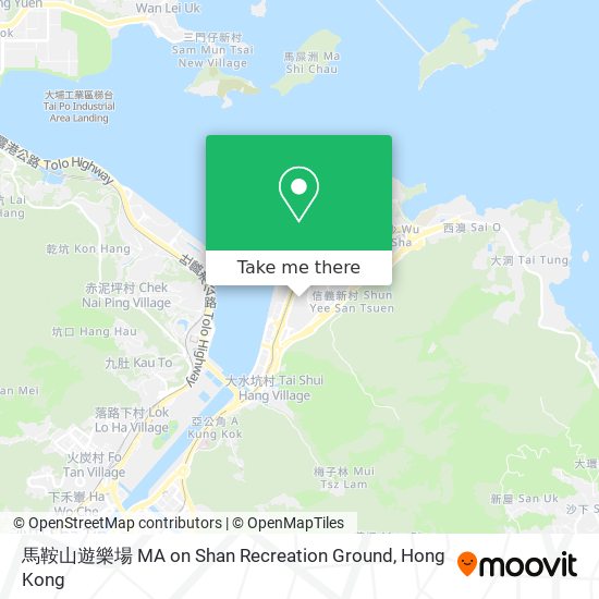 馬鞍山遊樂場 MA on Shan Recreation Ground map