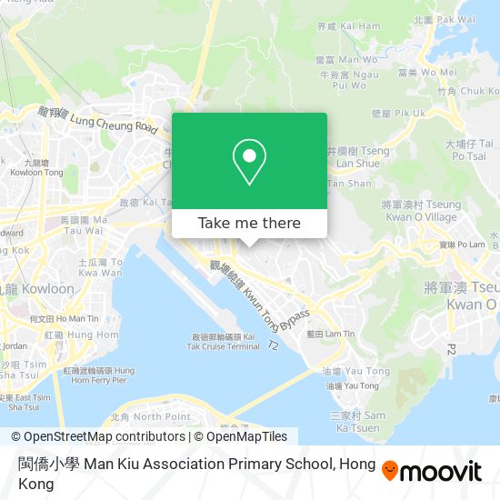 閩僑小學 Man Kiu Association Primary School map