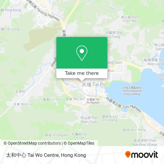 太和中心 Tai Wo Centre地圖