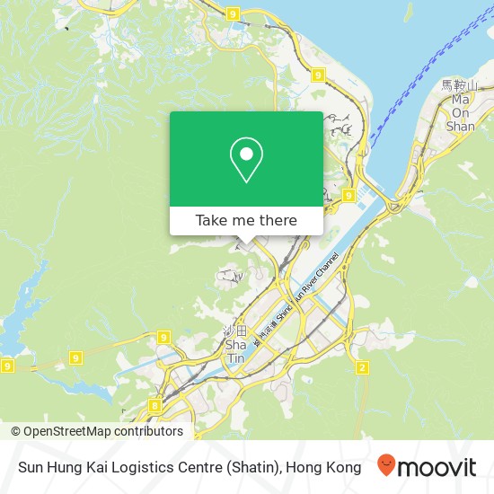 Sun Hung Kai Logistics Centre (Shatin) map